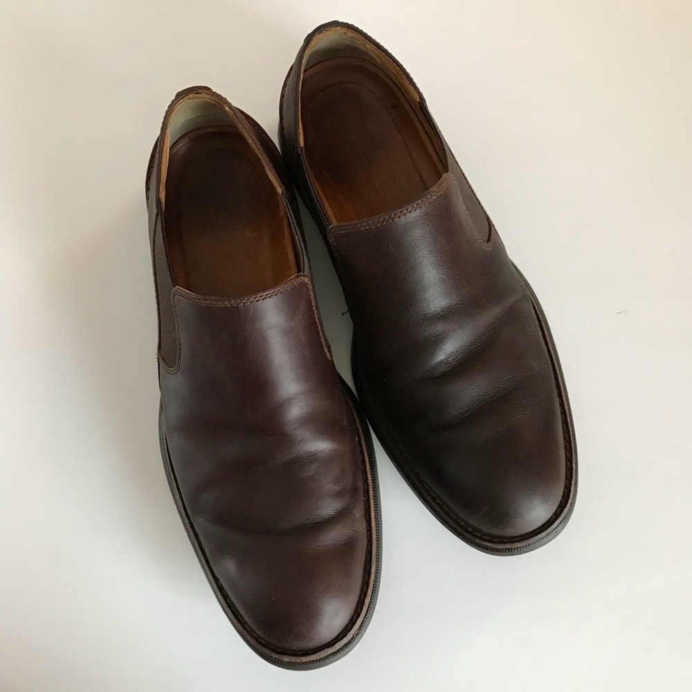 Sperry Leather Slip On Loafers